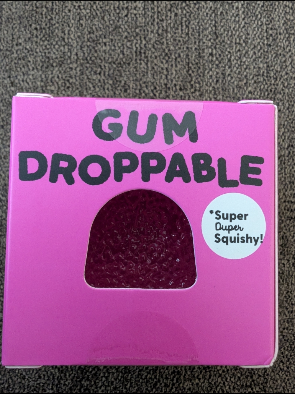 Gum Droppable Super Duper Squishy Toy - Pink